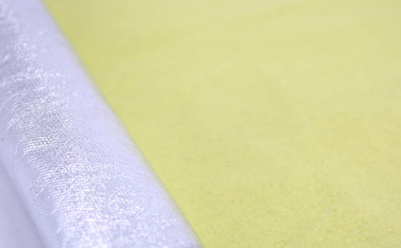 Para-aramid Fleece Fabric with Aluminum Coating